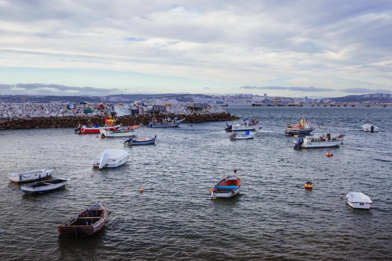 Appartamento T2 Com Uma Vista Deslumbrante Sobre O Atlantico! Costa da Caparica Esterno foto